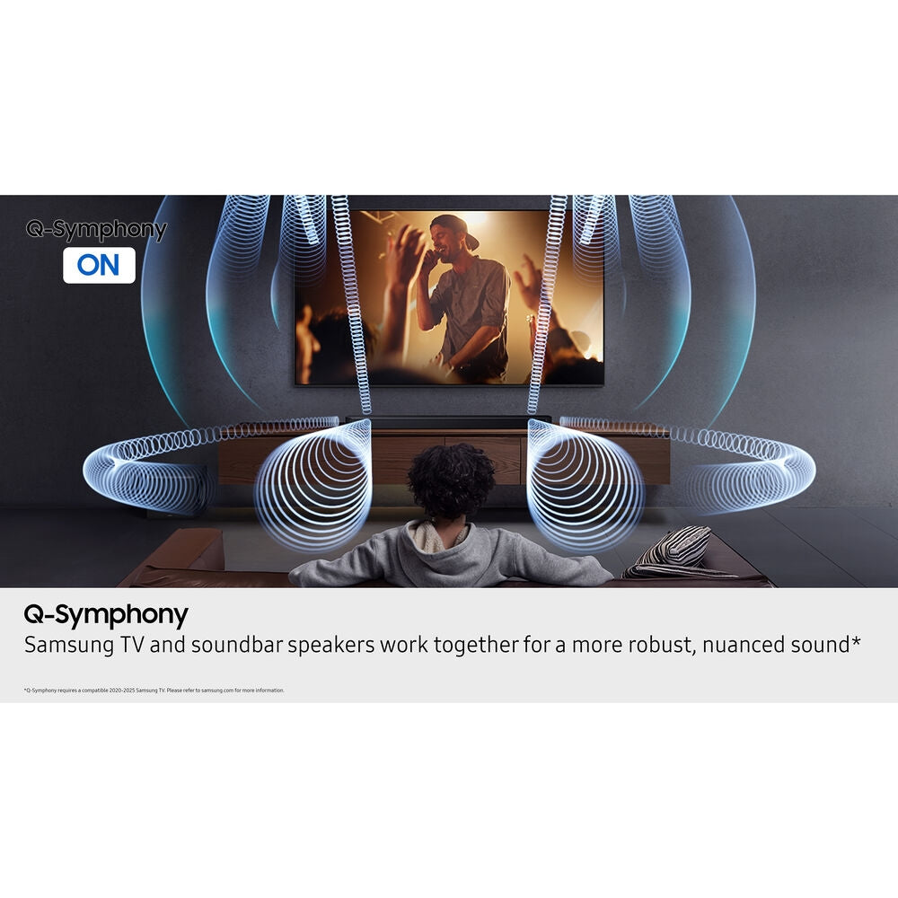 SAMSUNG Q-Series Soundbar 11.1.4 ch w/ Subwoofer and Rear Speaker - Graphite Black HW-Q990F/ZA