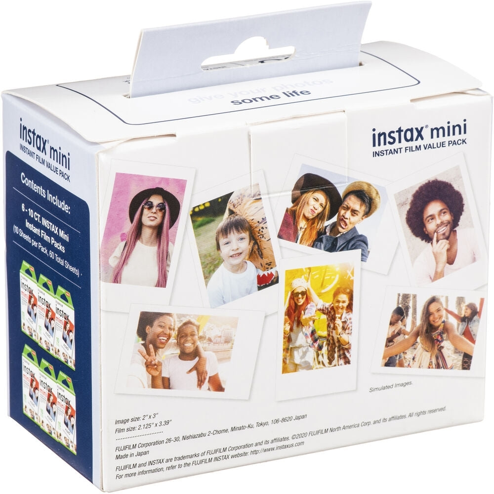 FUJIFILM INSTAX MINI Value Pack Instant Film 60 Exposures 600016111