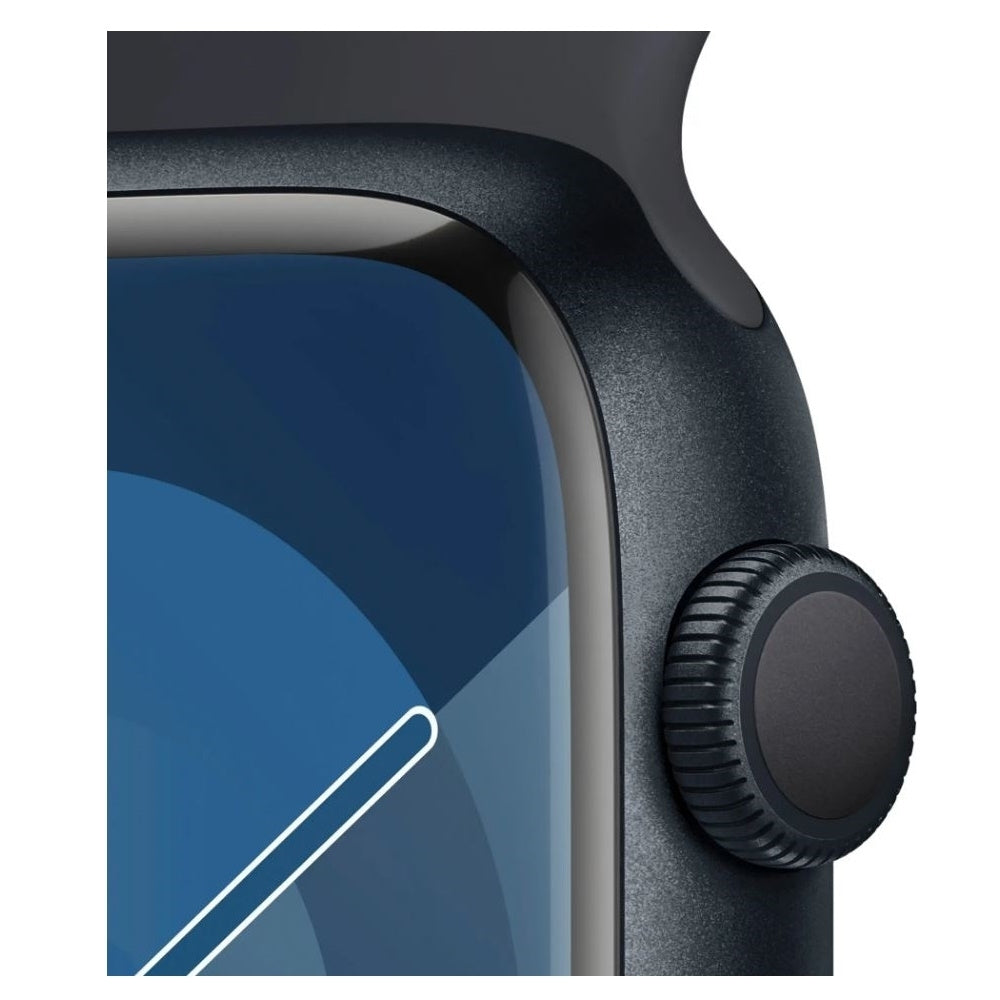 Apple Watch Series 9 GPS 45mm Aluminum Case w/ Midnight Sport Band M/L MR9A3LW/A