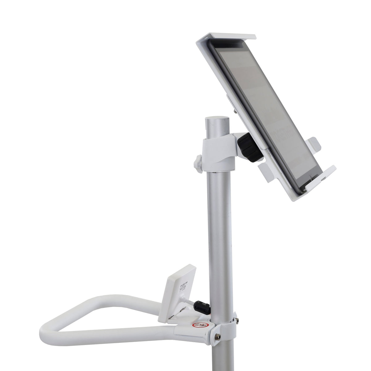 Ergotron StyleView Pole Cart, Up to 24-inch Monitor, Bright White 24-818-211