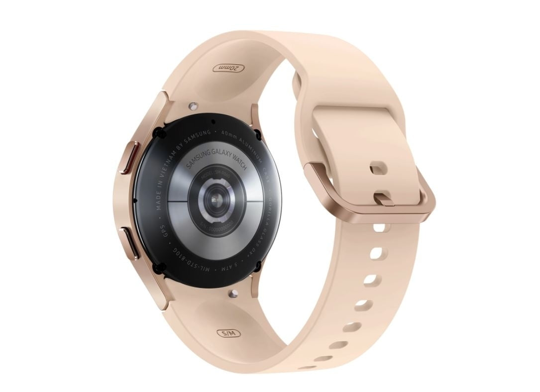 Samsung Galaxy Watch4 40mm Bluetooth Smartwatch Rose Gold Silicone Strap SM-R860NZDCXAA