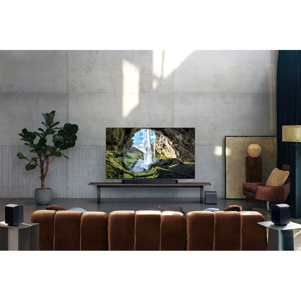 SAMSUNG Q-Series Soundbar 11.1.4 ch w/ Subwoofer and Rear Speaker - Graphite Black HW-Q990F/ZA