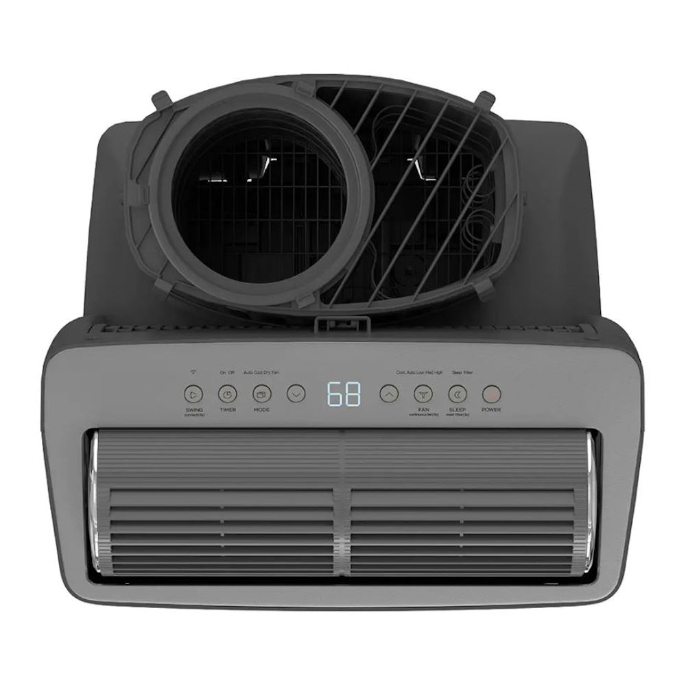 Midea DUO 10,000 BTU SACC Smart Inverter Portable Air Conditioner, Grey MAP12S1TGR-S