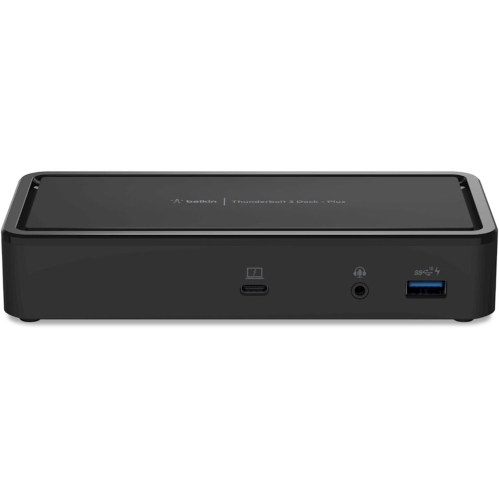 Belkin Thunderbolt 3 Dock Plus Thunderbolt 3 Cable USB-C Hub, 8-In-1 Docking Station for MacOS & Windows