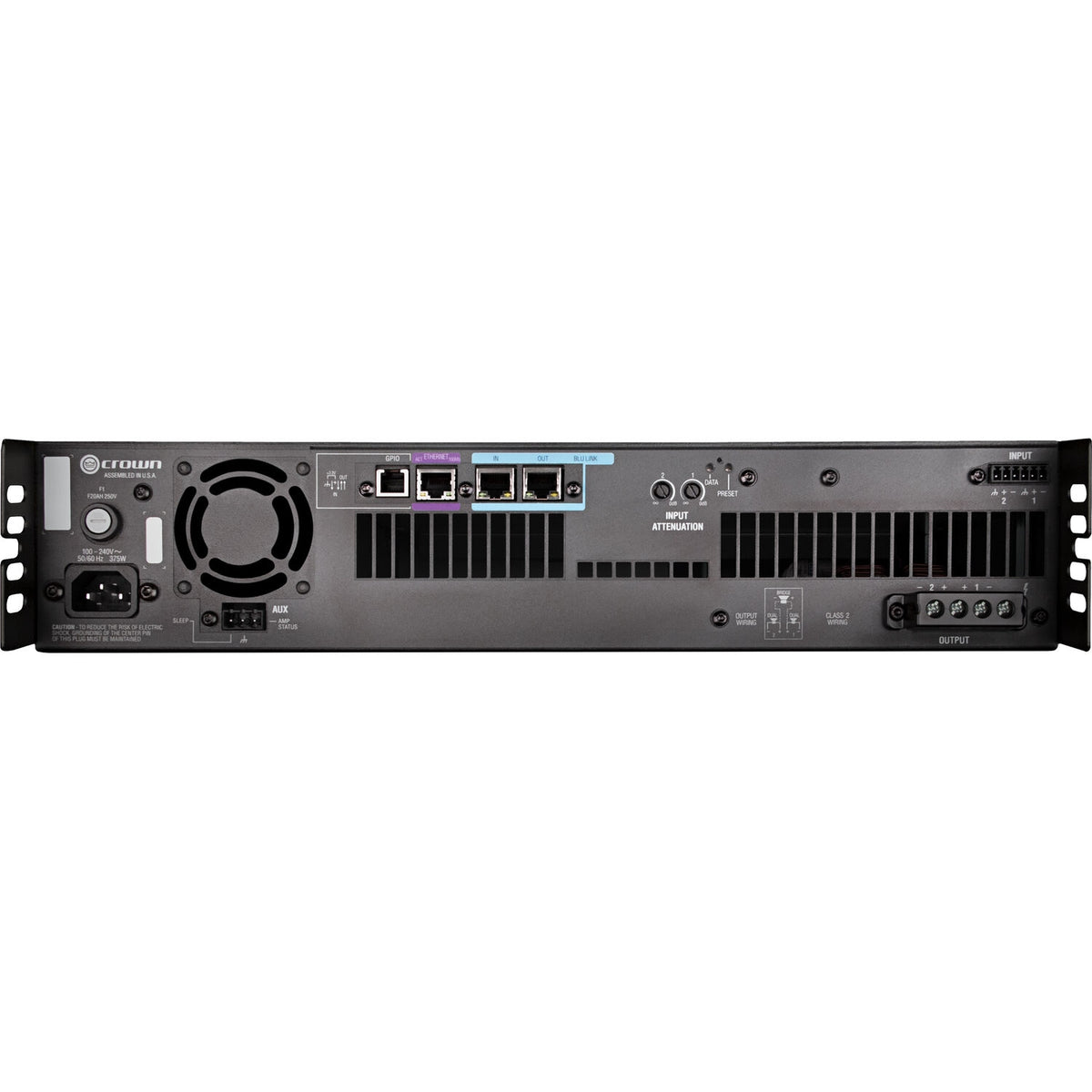 Crown Audio DCI 2|600N DriveCore Install 2-Channel 600W Network Amplifier with BLU Link