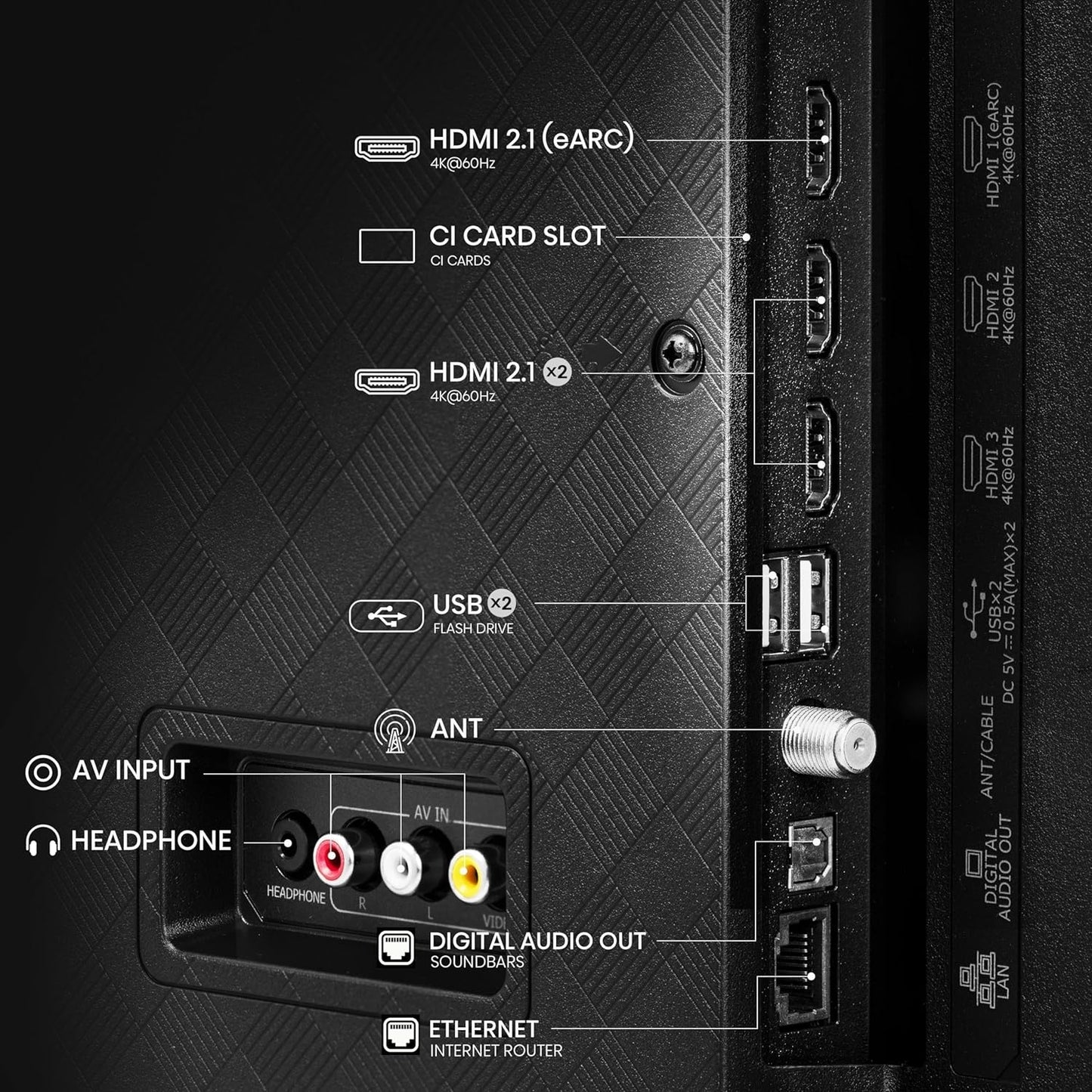 Hisense 43" Class A7 Series LED 4K UHD HDR WCG Google TV 43A7N