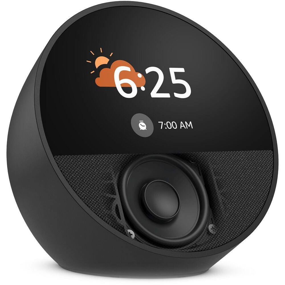 Amazon Echo Spot Smart Alarm Clock 2024 Edition, Black B0BFC7WQ6R