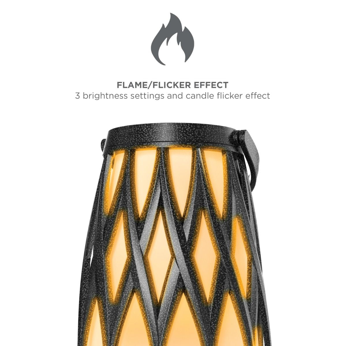 ION iSP136 Tahiti 10-Watt Outdoor Lantern-Style Solar-Rechargeable Bluetooth Speakers