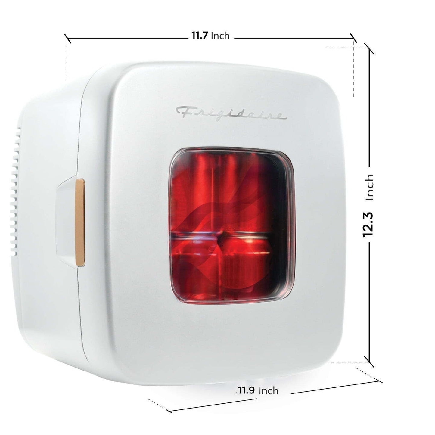 Frigidaire Retro 12 Can 9-Liters Mini Fridge/Skincare Cooler White EFMIS351-WHITE-6COM