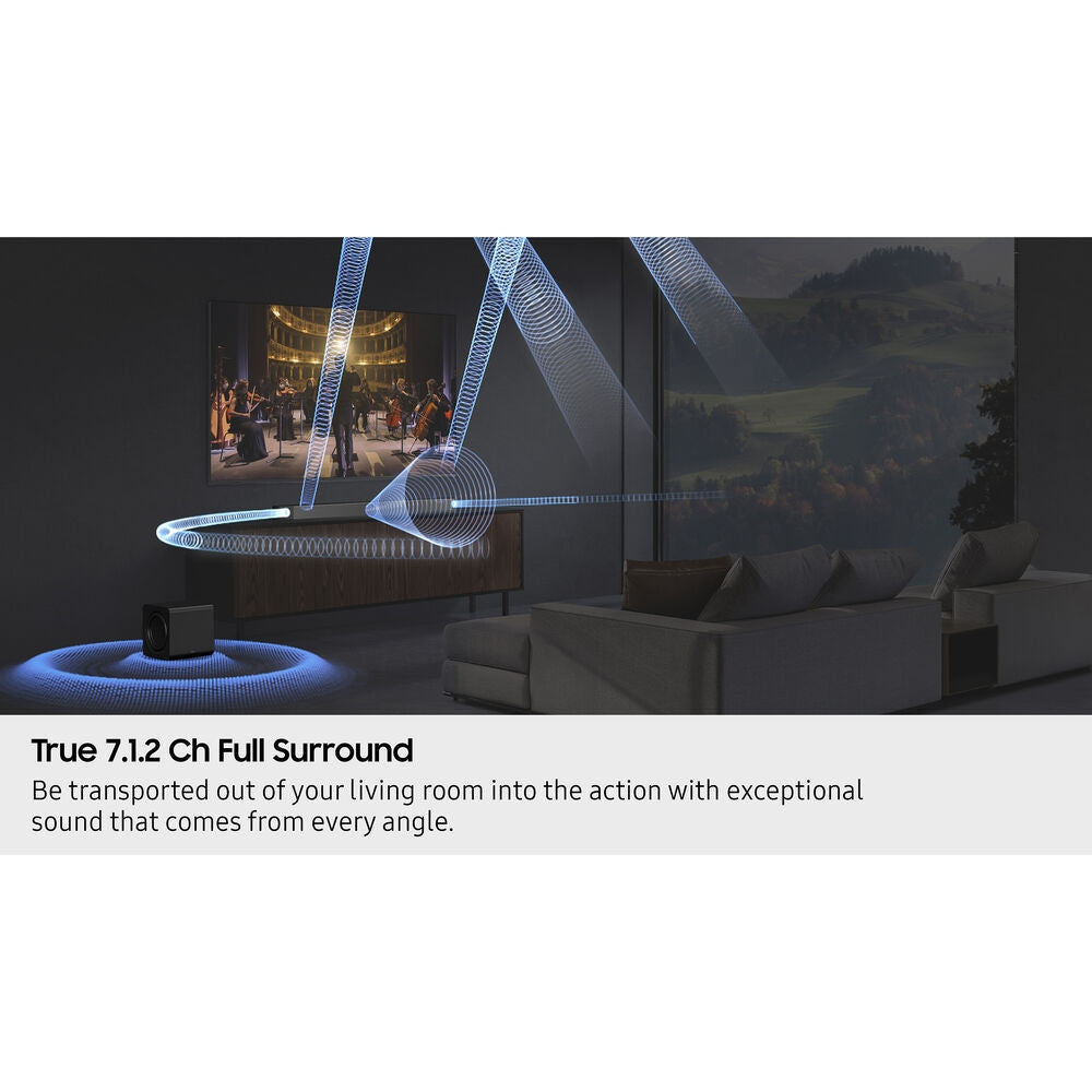 Samsung 7.1.2-Channel Dolby Atmos Soundbar System Wireless Subwoofer HW-Q900F/ZA