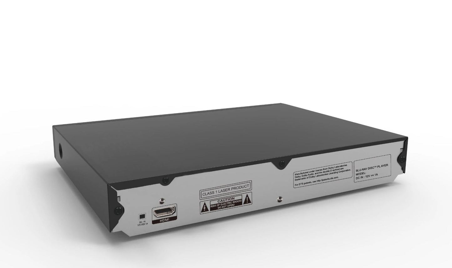 ONN Blu-ray Player HD Video Output up to 1920x1080 pixels 100147615, Black