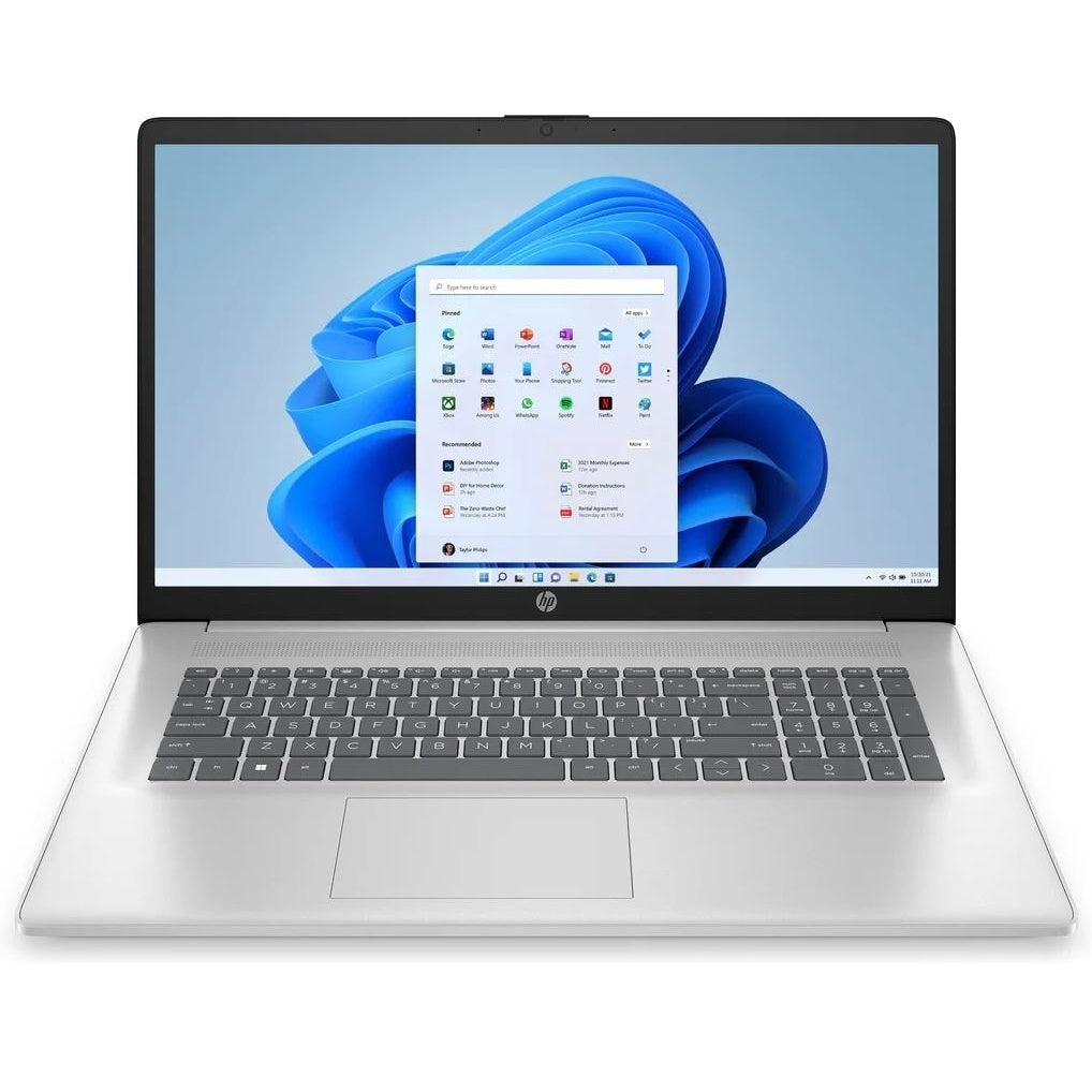 HP 17-CP3058NR 17.3" HD+ Notebook AMD R5-7530U 2.0GHz 12GB 256GB SSD Win 11 Home 84S27UA