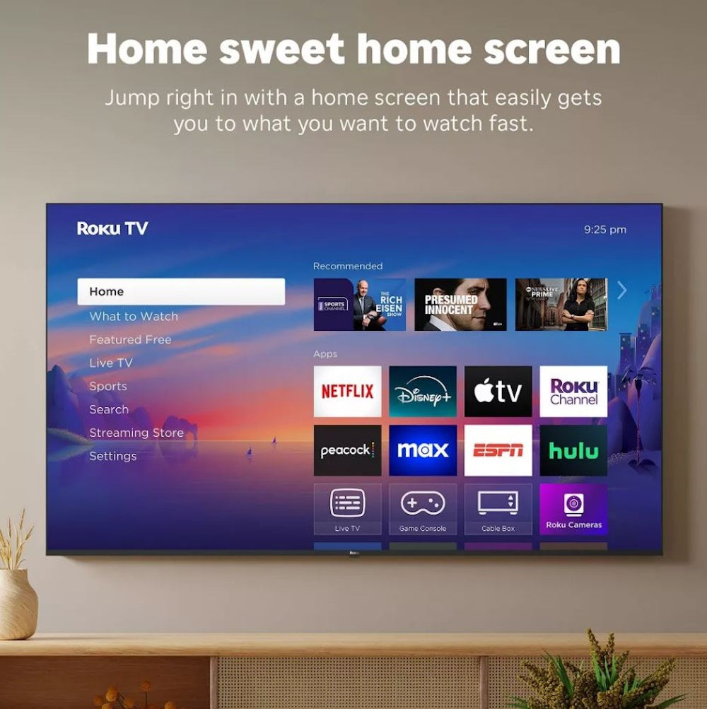 Roku 55" Select Series 4K HDR Smart Roku TV with Roku TV Remote 55R4C4