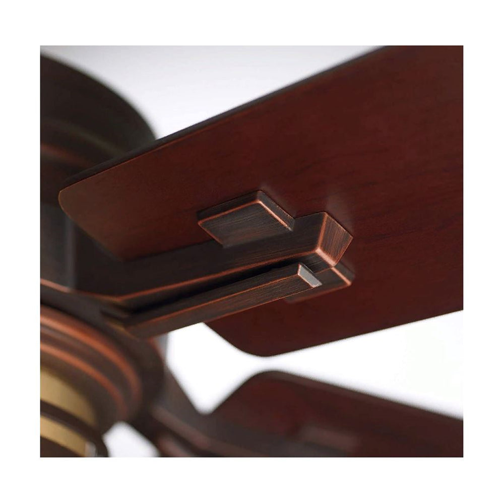 Emerson Amhurst 54" Venetian Bronze Ceiling Fan LED Light Dark Cherry / Honey Oak Blades CF880LVNB