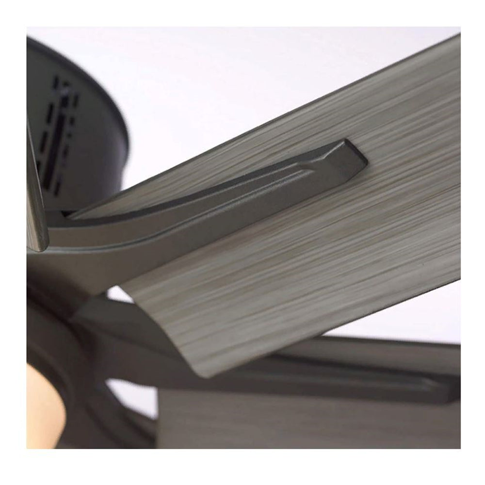 Emerson Aira Eco 72" Outdoor Damp Graphite Ceiling Fan LED Light - All-Weather Driftwood Blades CF985LGRT