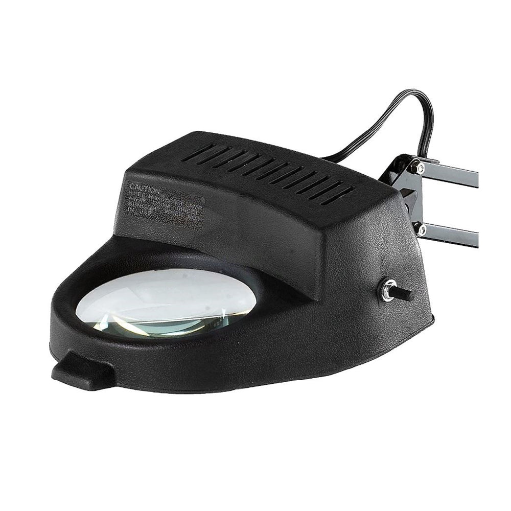 Electrix 7268 BLACK Magnifier Lamp, Clamp-on Mounting, 3-Diopter, 33" Reach, 60W