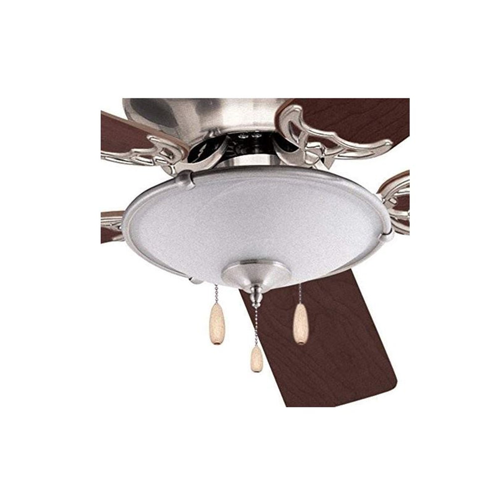 Emerson 12" Low Profile LED Bowl Light Kit w/ Frosted Shade Brushed Steel LK53BS