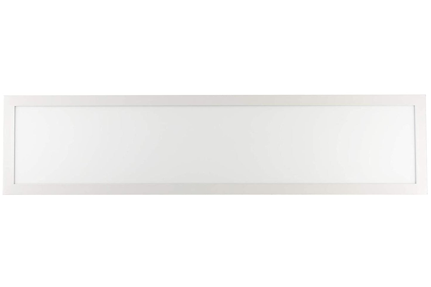 Sunset Lighting Pro Fixture DLC LED 1X4 Panel PC Metal, Dimmable White Finish F9432-30