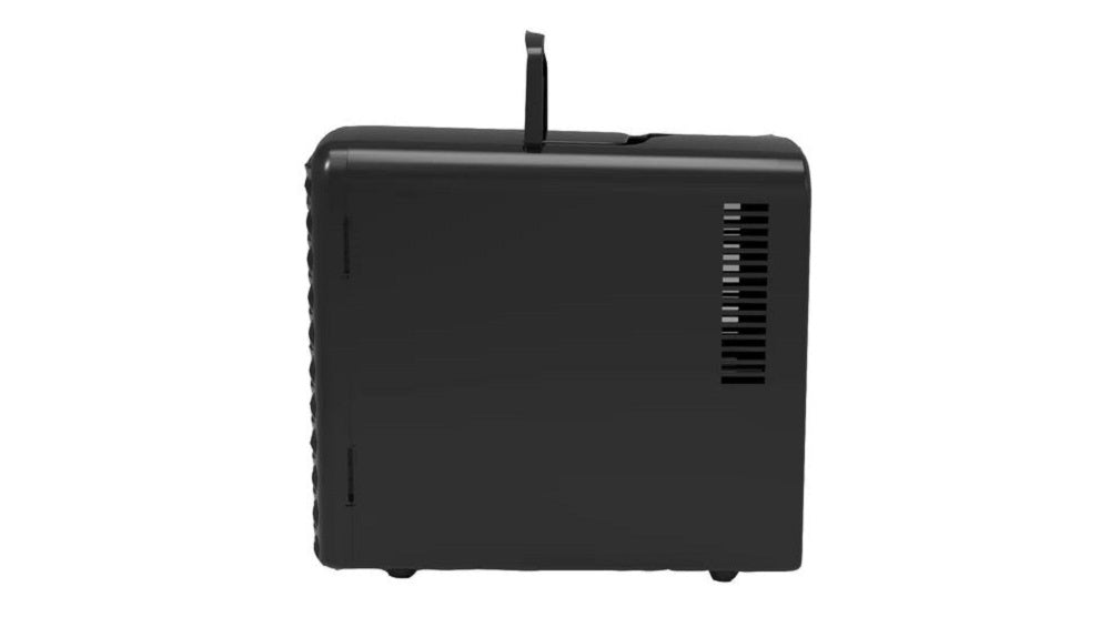 Frigidaire 9-Can Mini Retro Beverage Fridge Diamond Door EFMIS222-Black