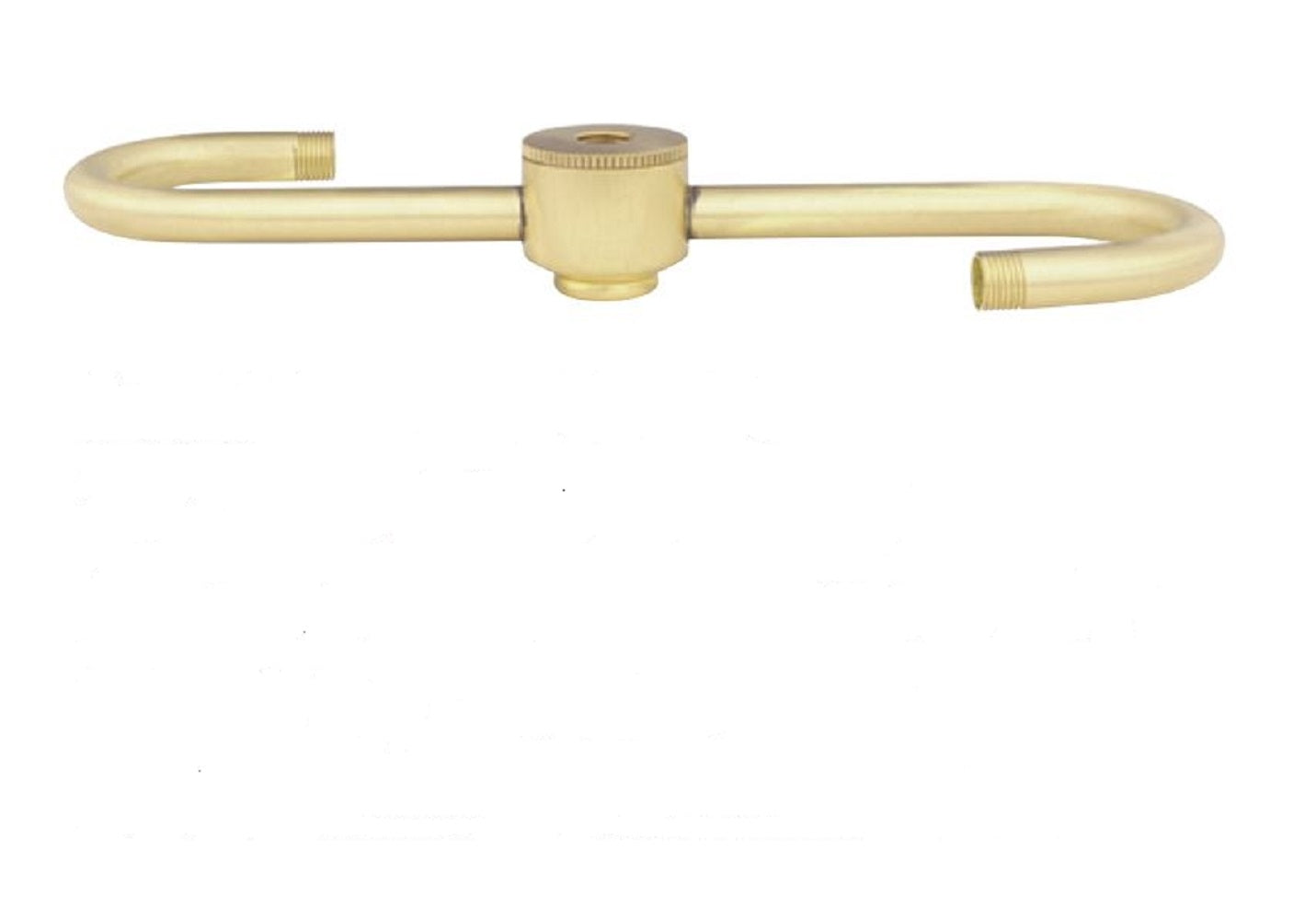 Luminance 7-1/2" Solid Brass 2-Light “S” Arm Cluster Body 5-0659-U