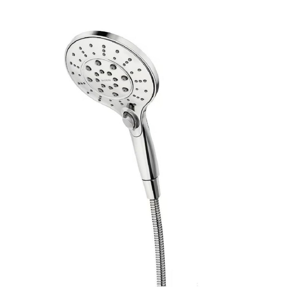 Engage Chrome Six-Function 5 1/2" Diameter Eco-Performance Spray Head Handheld Shower 26112EP