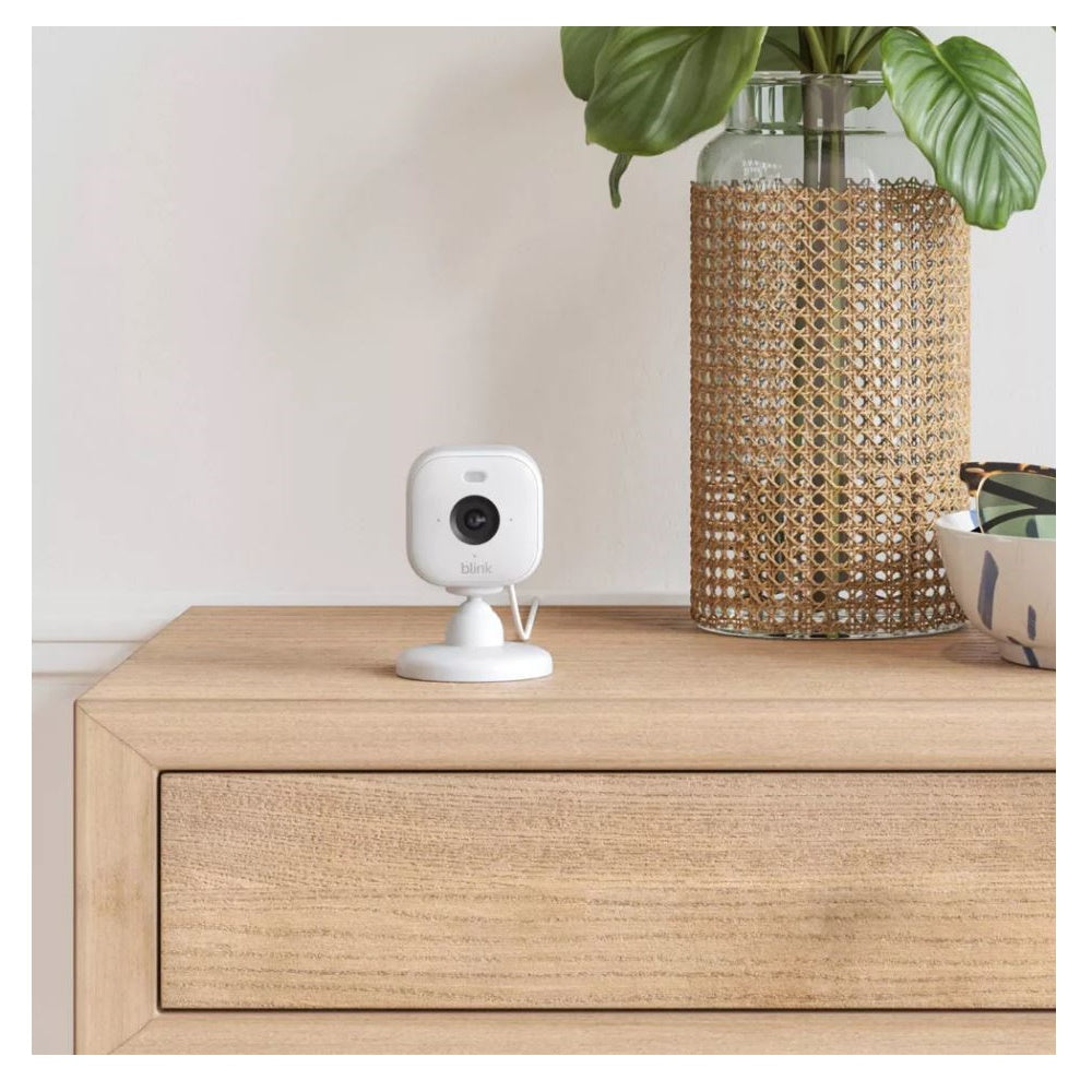 Blink Mini 2 Indoor/Outdoor 1080p Plug-In Security Camera (2-Pack) - White