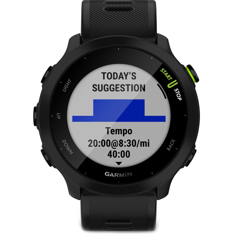 Garmin Forerunner 55 GPS Running Smartwatch Black 010-02562-00