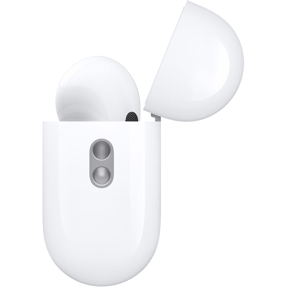 Apple AirPods Pro 2 Active Noise Cancelling Earbuds w/ Hearing Aid Feature MTJV3LL/A White