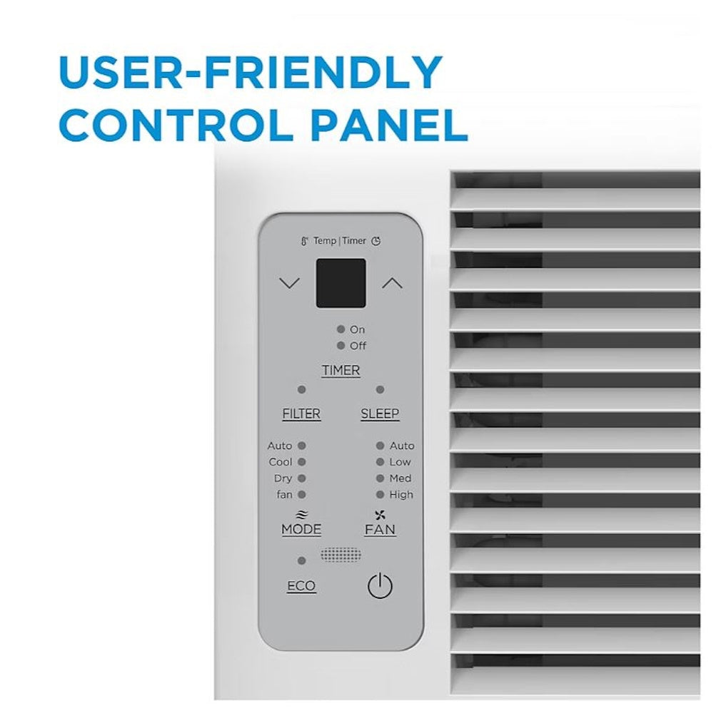 Midea 6,000 BTU Window Air Conditioner with ComfortSense Remote, Cools up to 250 sq. ft MAW06R1JWT-B