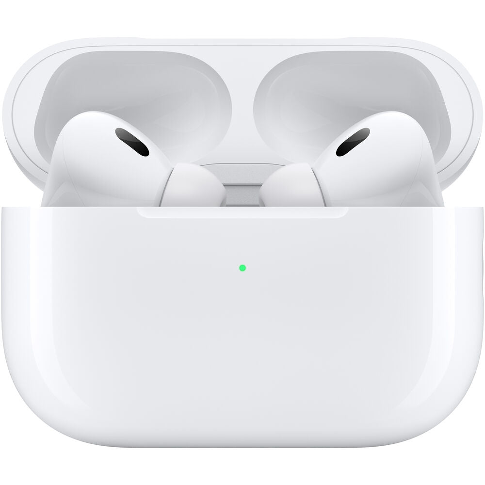 Apple AirPods Pro 2 Active Noise Cancelling Earbuds w/ Hearing Aid Feature White MTJV3LL/A