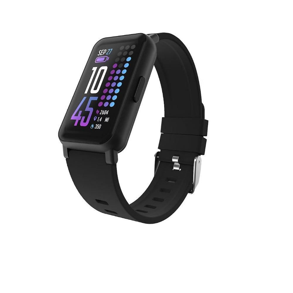 iTouch Active 4 Unisex Black Smartwatch Fitness Tracker TC4S01-G02