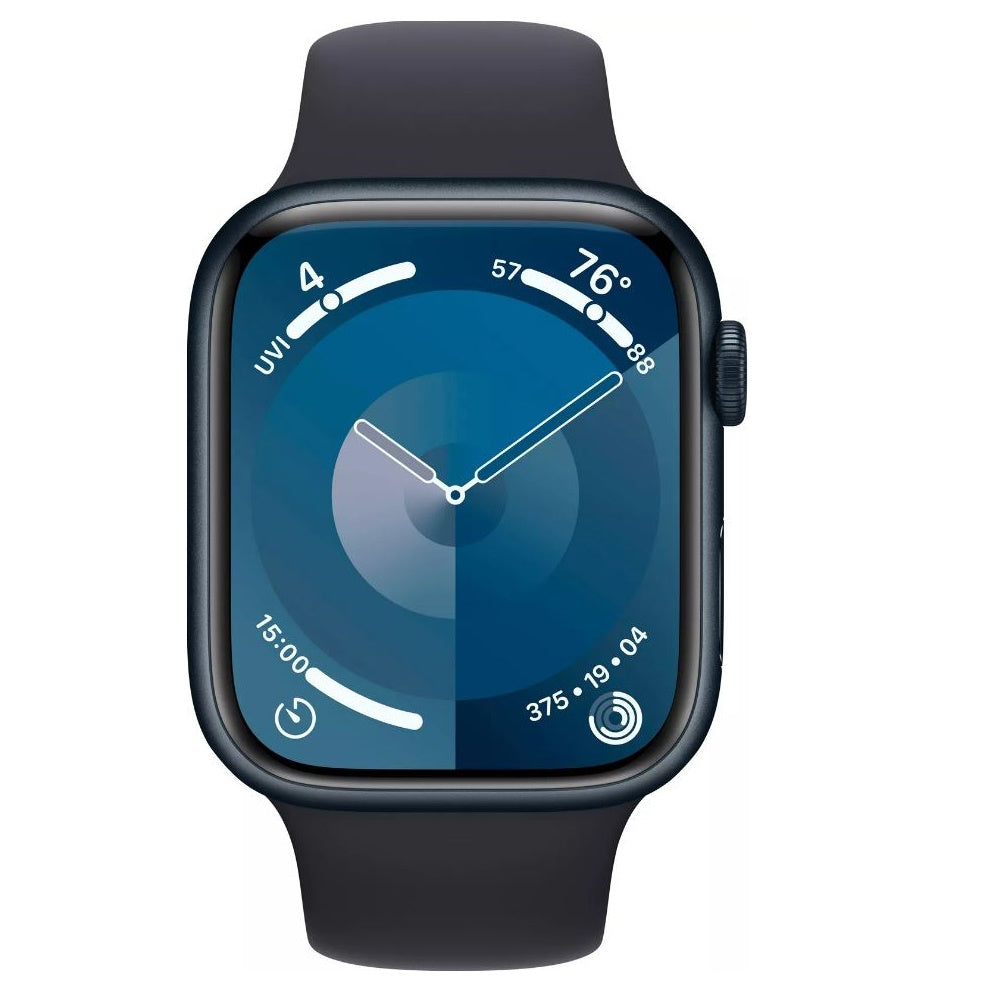 Apple Watch Gen 9 Series 9 45mm Midnight Aluminum Midnight Sport Band 3M589LL/A