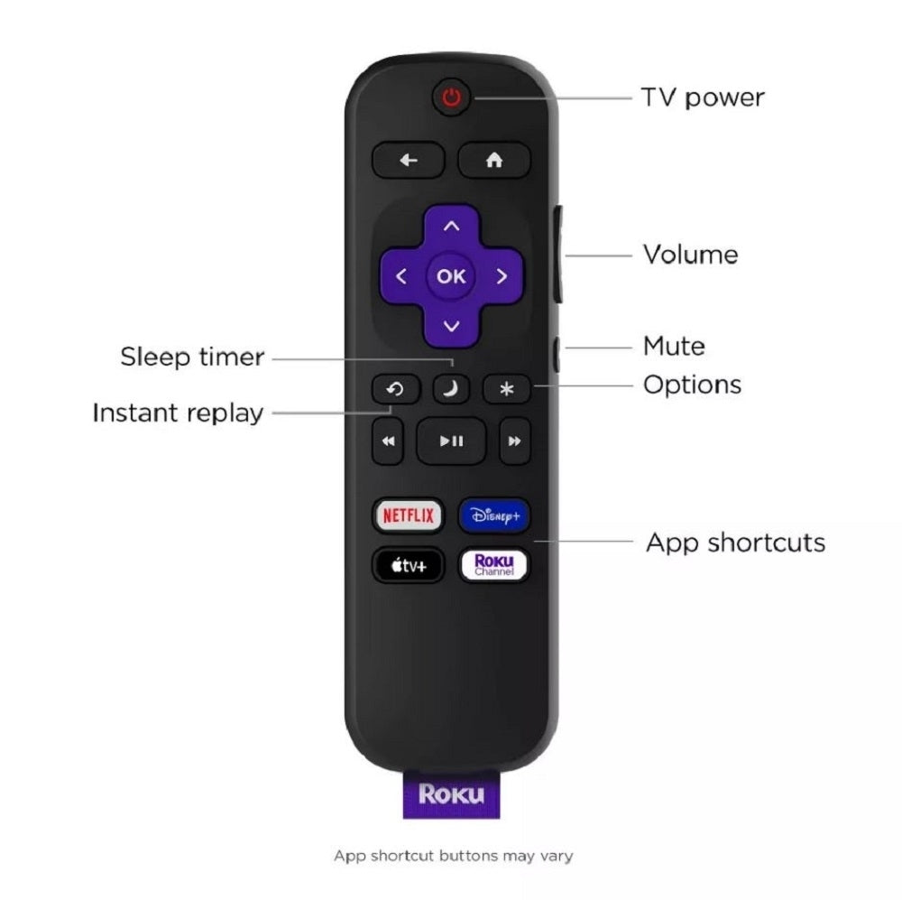 Roku 50" 4K HDR Smart Roku TV with Roku TV Remote 50BA