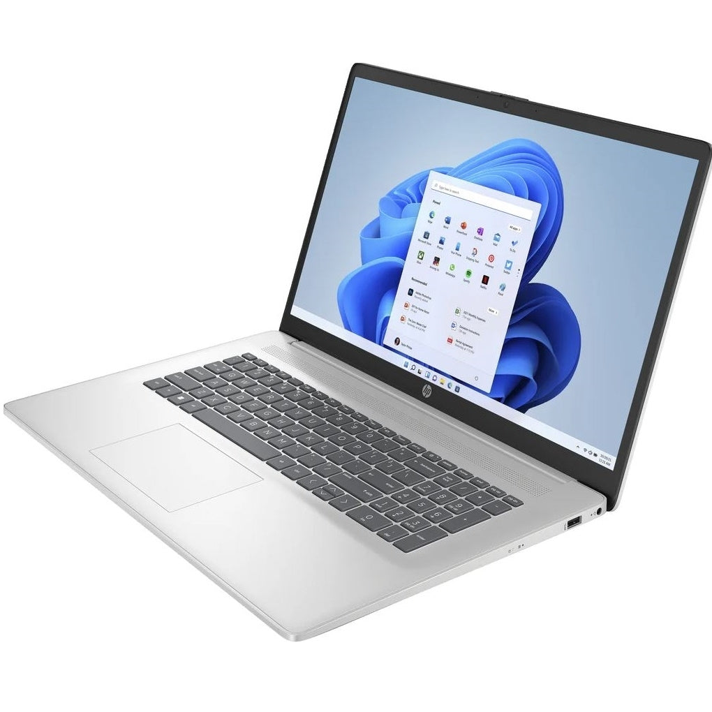 HP 17-CP3058NR 17.3" HD+ Notebook AMD R5-7530U 2.0GHz 12GB 256GB SSD Win 11 Home 84S27UA