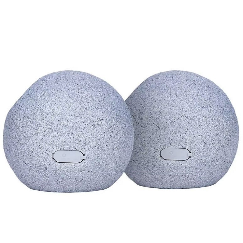 ION Audio Geode Rock Solar Rechargeable Speakers 30W Bluetooth 5.0 - iSP170