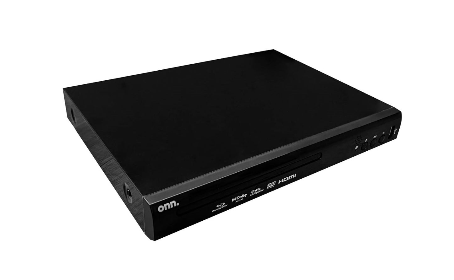ONN Blu-ray Player HD Video Output up to 1920x1080 pixels 100147615, Black