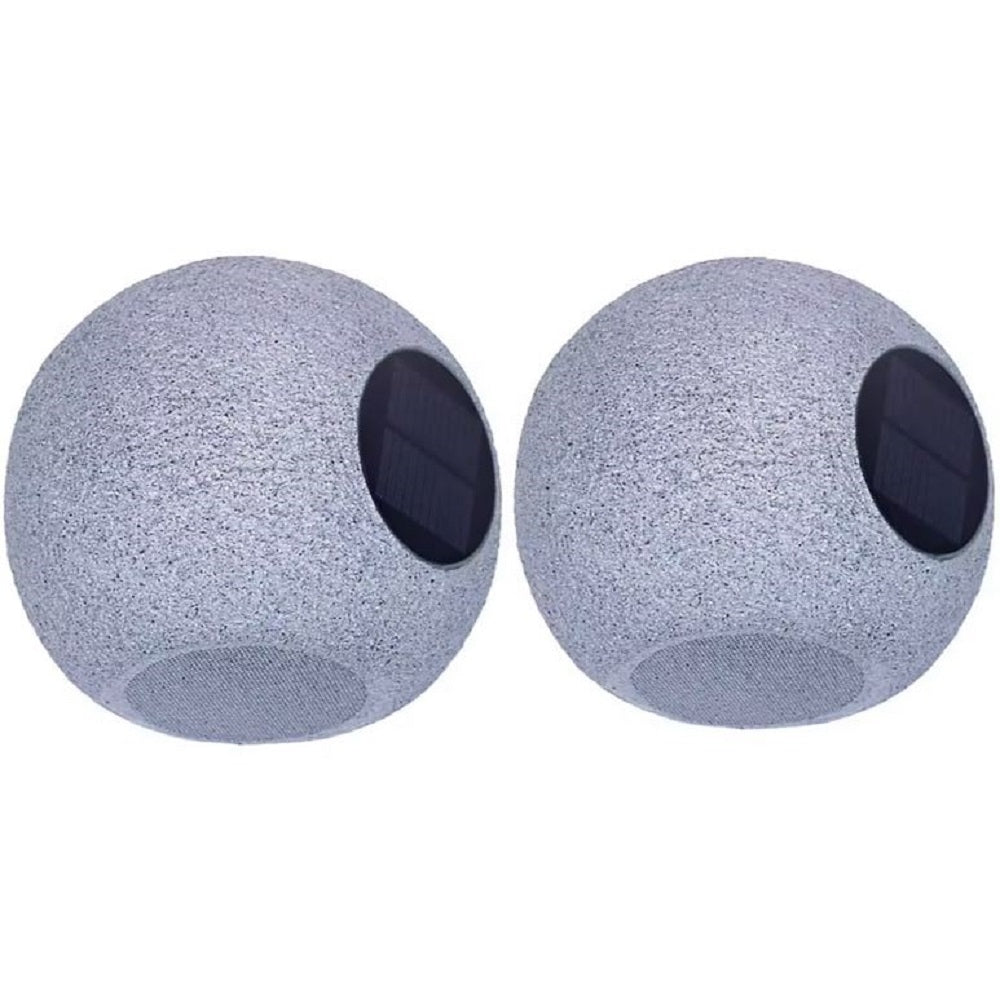 ION Audio Geode Rock Solar Rechargeable Speakers 30W Bluetooth 5.0 - iSP170