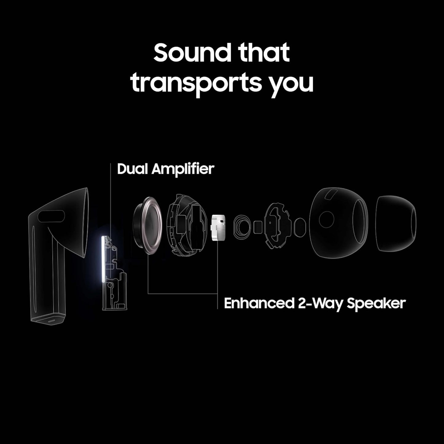 Samsung Galaxy Buds3 Pro Wireless Earbud Headphones - Silver SM-R630NZAEXAR
