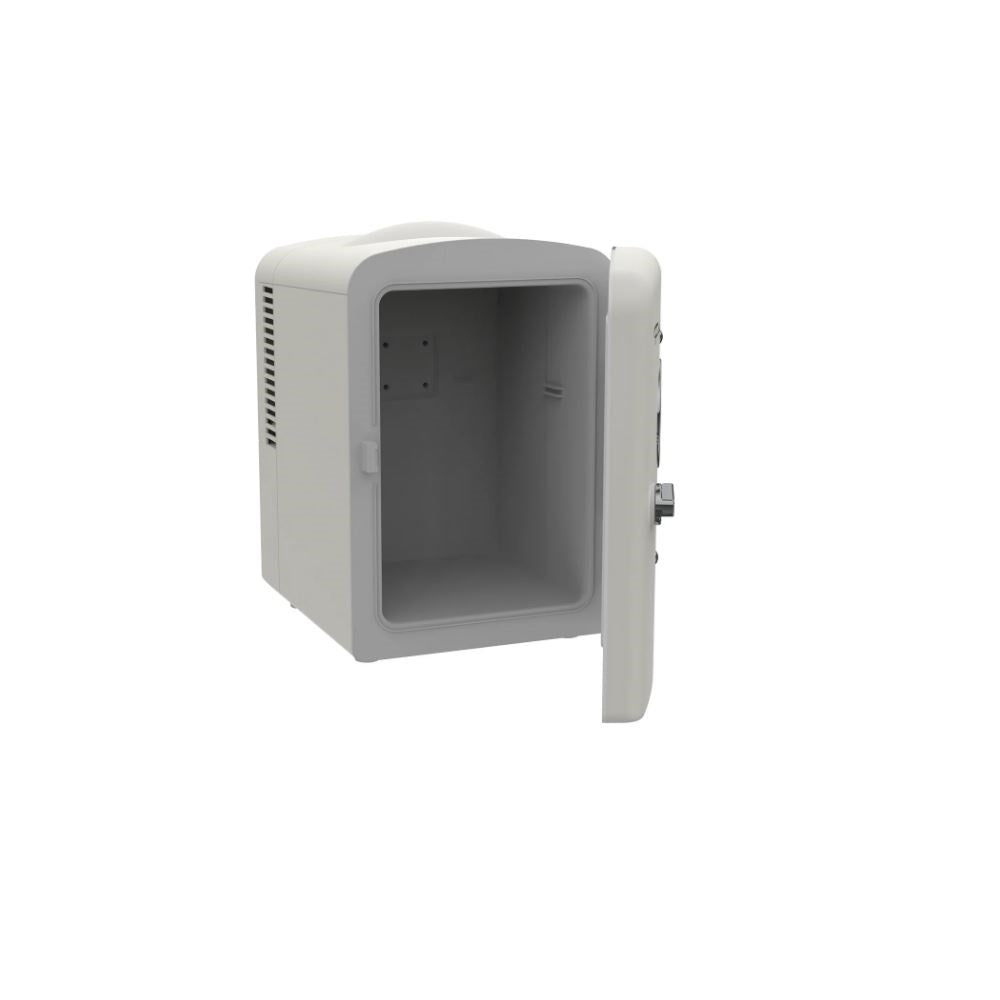 Frigidaire Retro 6 Can Mini Beverage/Skincare Cooler, Moonbeam, 4L EFMIS129-MOONBEAM