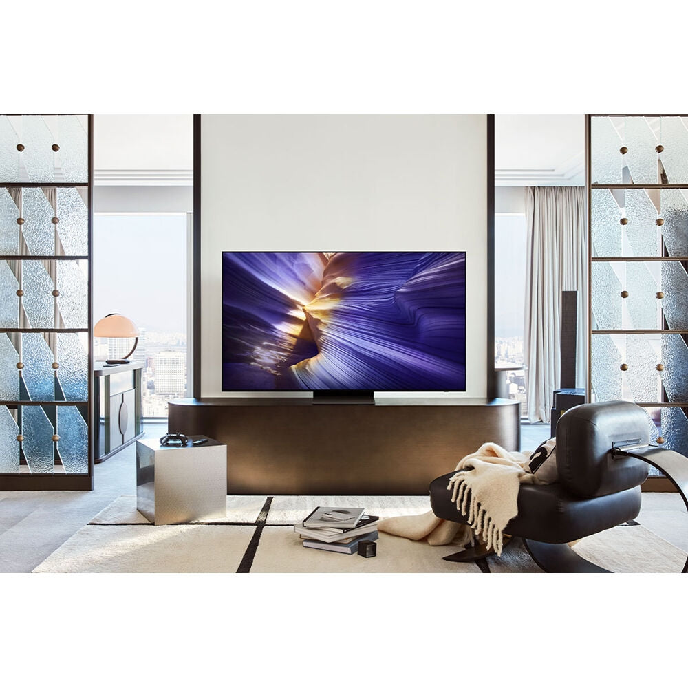 Samsung - 55” Class S90F Series OLED 4K UHD SamsungVision AI Smart Tizen TV (2025) QN55S90FAFXZA