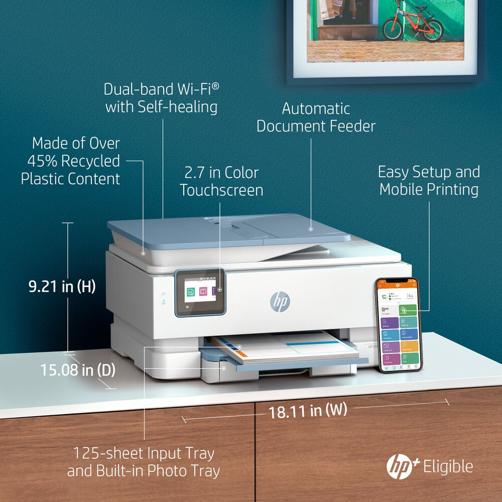 HP ENVY Inspire 7955e All-in-One Color Printer with Free HP+ Upgrade Eligibility 1W2Y8A-B1H