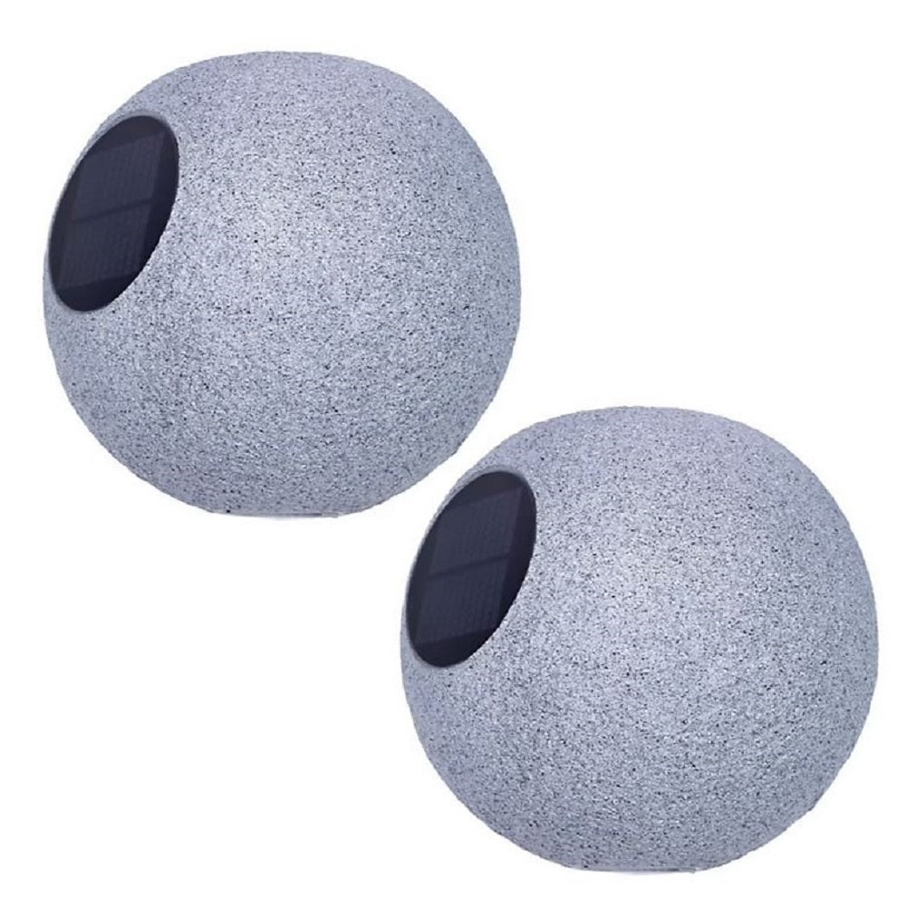 ION Audio Geode Rock Solar Rechargeable Speakers 30W Bluetooth 5.0 - iSP170