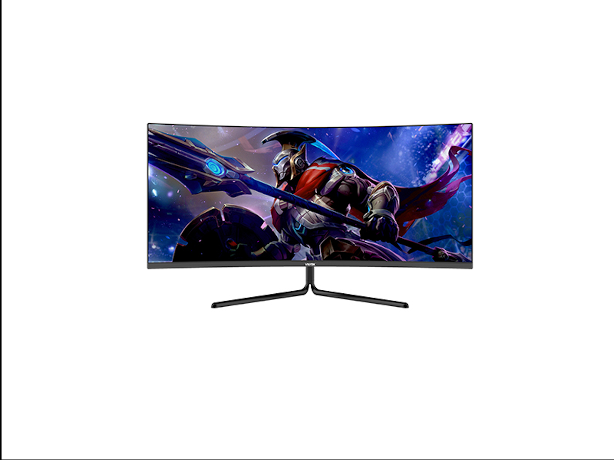 Viotek 34" LED Curved Gaming Monitor 144Hz 3440x1440 1ms DP HDMI GNV34DBE2