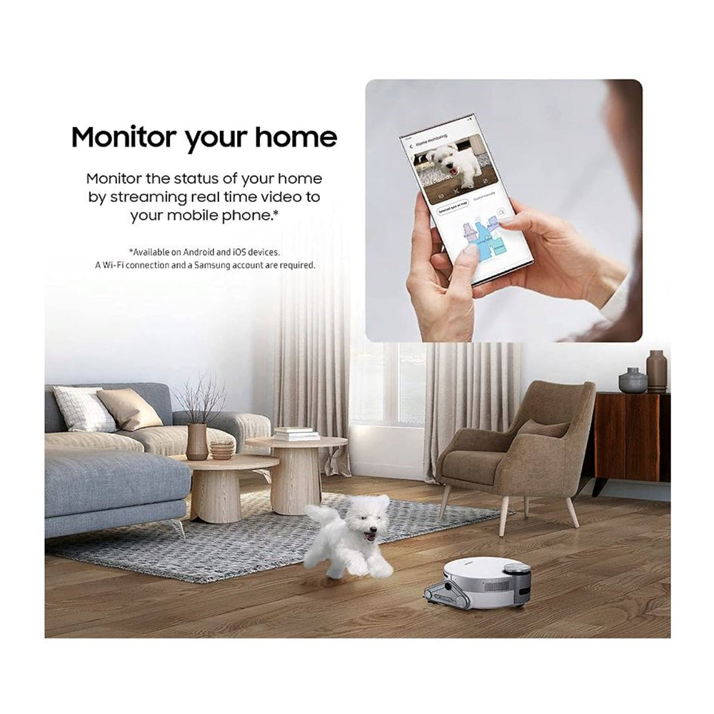 Samsung Jet Bot AI+ Robot Vacuum with Object Recognition VR50T95735W/AA