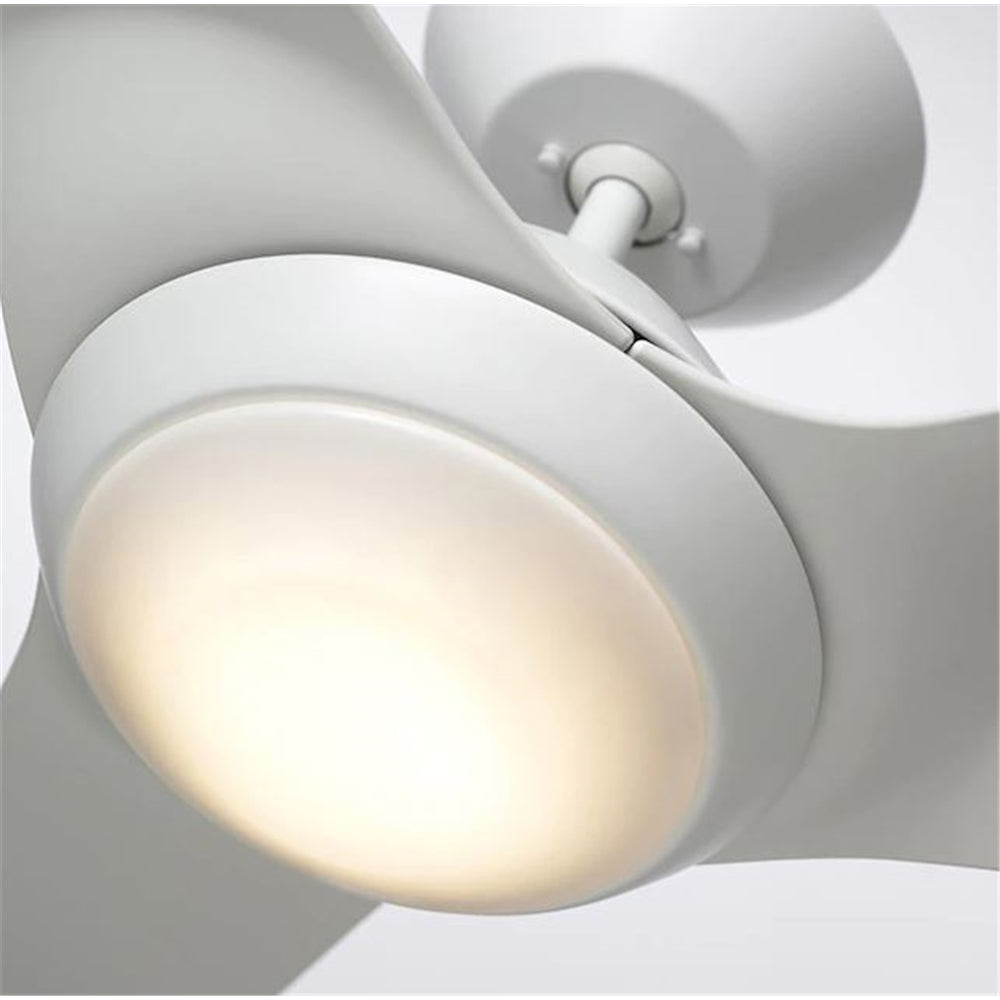 Luminance Exo Kathy Ireland Home Sweep Eco 60" Ceiling Fan Light Kit Satin White CF275SW