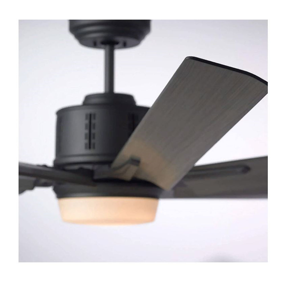 Emerson Aira Eco 72" Outdoor Damp Graphite Ceiling Fan LED Light - All-Weather Driftwood Blades CF985LGRT