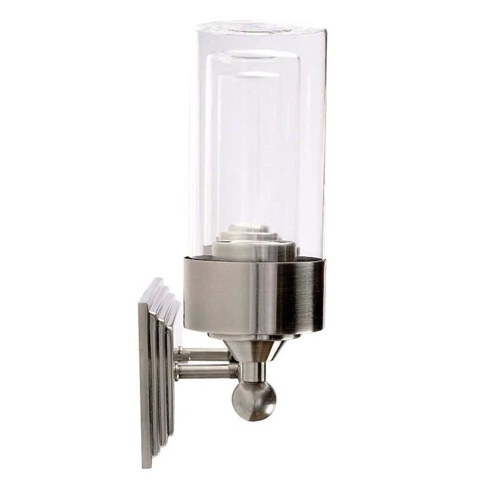 Sunset Lighting F17103-57 Esquire Three Light Vanity - Clear Glass, Dimmable - With Antique Gunmetal Finish