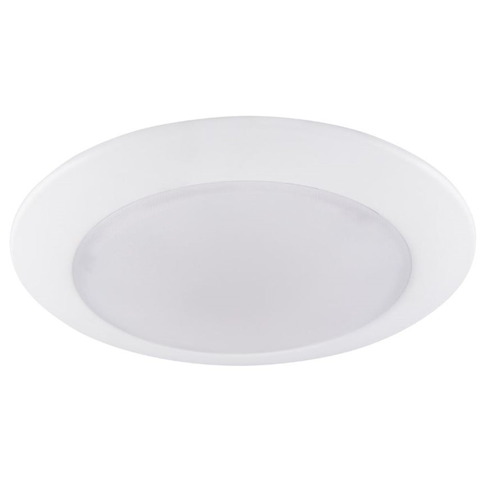 Luminance Sunset Lighting F8626-30 LED Disk Light, Aluminum Plastic White Finish