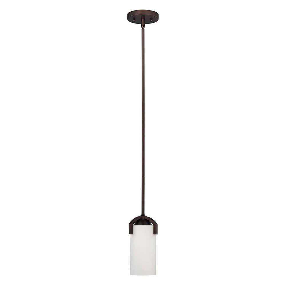 Sunset Lighting 1-Light 100W MB Hadley Mini Pendant Provincial Bronze F22010-64