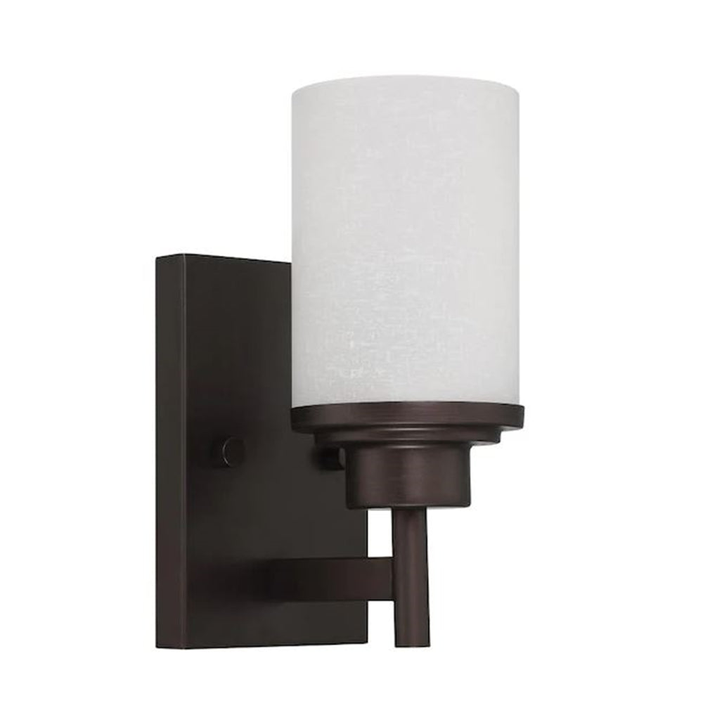 Sunset Lighting Payton 1-Light 100W Provincial Bronze Transitional Wall Sconce F21011-64